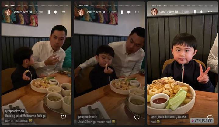 Indonesia Banget, Raphael Putra Sandra Dewi ‘Ngeluh’ Cari Makanan Ini Usai Baru 2 Hari di Melbourne