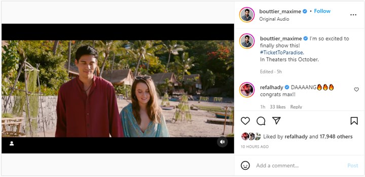 Maxime Bouttier Debut Film Hollywood Bareng Julia Roberts di \'Ticket to Paradise\'