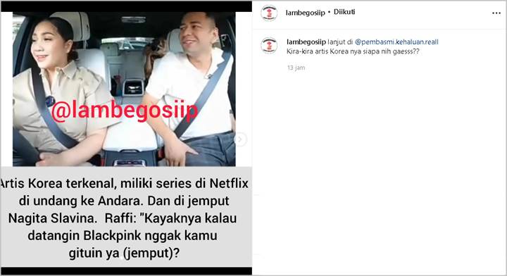 Simak! Raffi Ahmad Bocorkan Clue Lain Soal Artis Korea yang Bakal Ke Andara