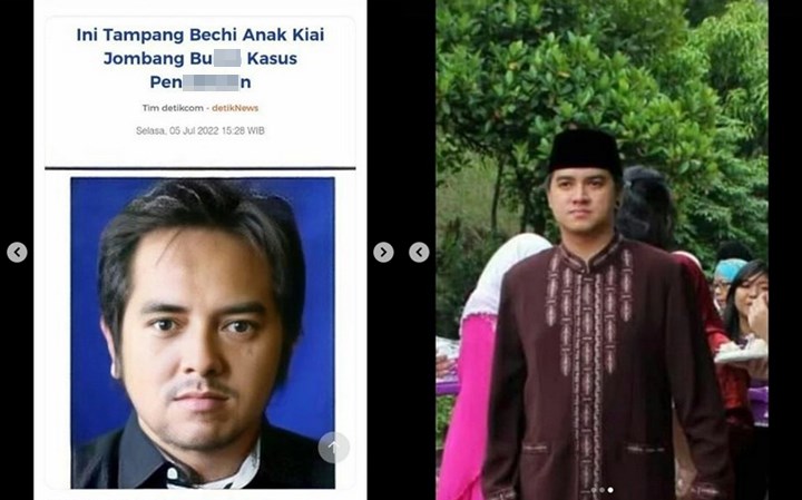 Bikin Syok, Wajah Eks Suami Mawar AFI Disebut Plek Ketiplek Mas Bechi Anak Kiai Jombang