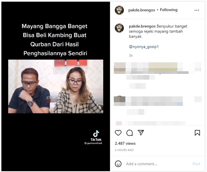 Mayang Bangga Bisa Beli Kambing Sendiri untuk Kurban, Dibandingkan dengan Fuji