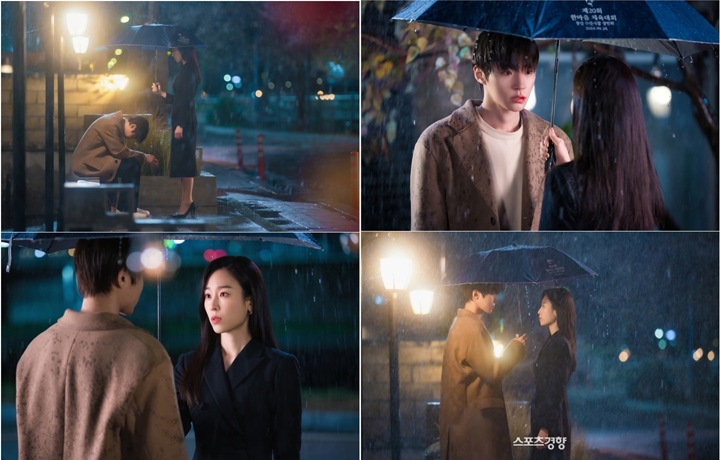 Seo Hyun Jin Romantis Payungi Hwang In Yeop Yang Terluka & Putus Asa di \'Why Her\'