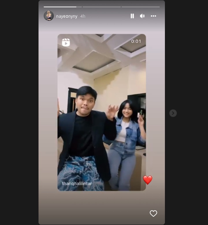 Video Fuji dan Thariq Halilintar di-Notice Nayeon TWICE, Fans Heboh