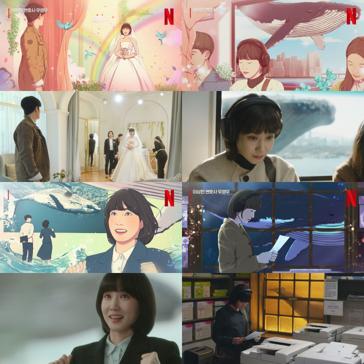 Ilustrasi Penutup \'Extraordinary Attorney Woo\' Kelewat Cantik, Artis Auto Ditodong Versi Webtoon