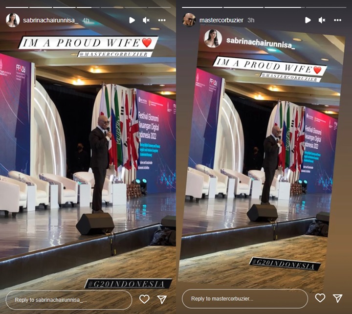 Bikin Sabrina Chairunnisa Bangga, Deddy Corbuzier Pamer Baca Puisi di Forum G20