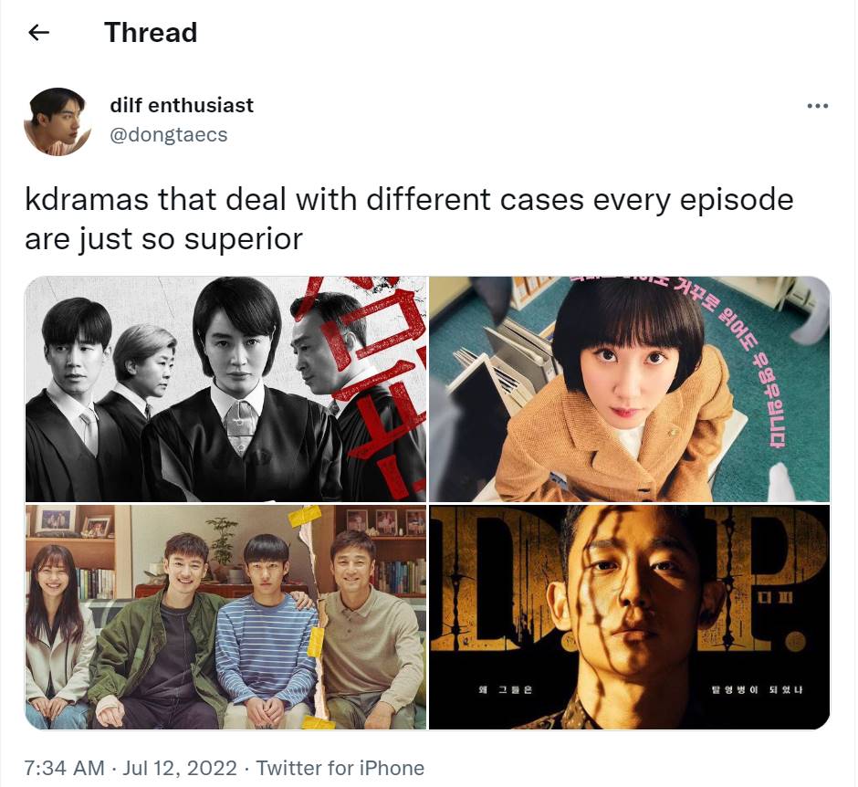 Drama Korea Selatan dengan konsep setiap episode berbeda kasus
