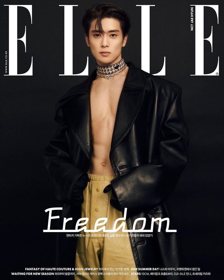 Jaehyun NCT Seksi Pamer Abs di Foto Sampul ELLE Korea, Fans Gak Kuat