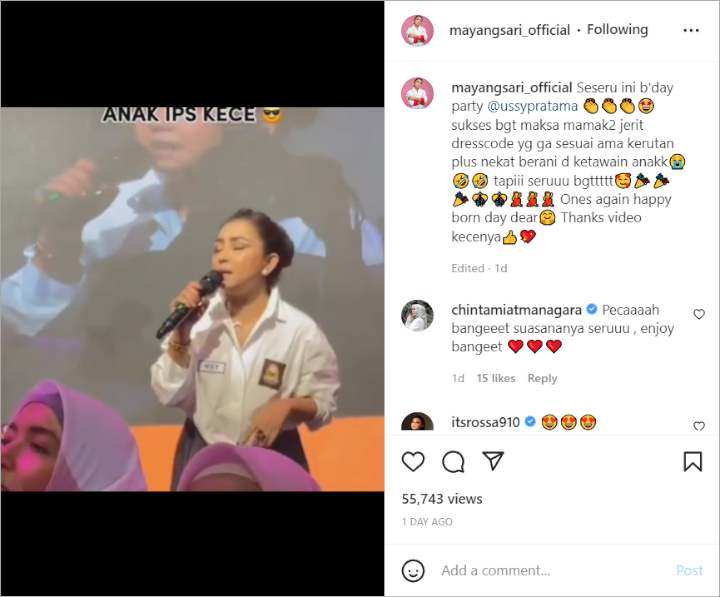 Gala Peluk Puput dan Aisyah Saat Ultah, Mayangsari Ungkap Respons Anak Soal Pakai Baju SMA-Topik Pag