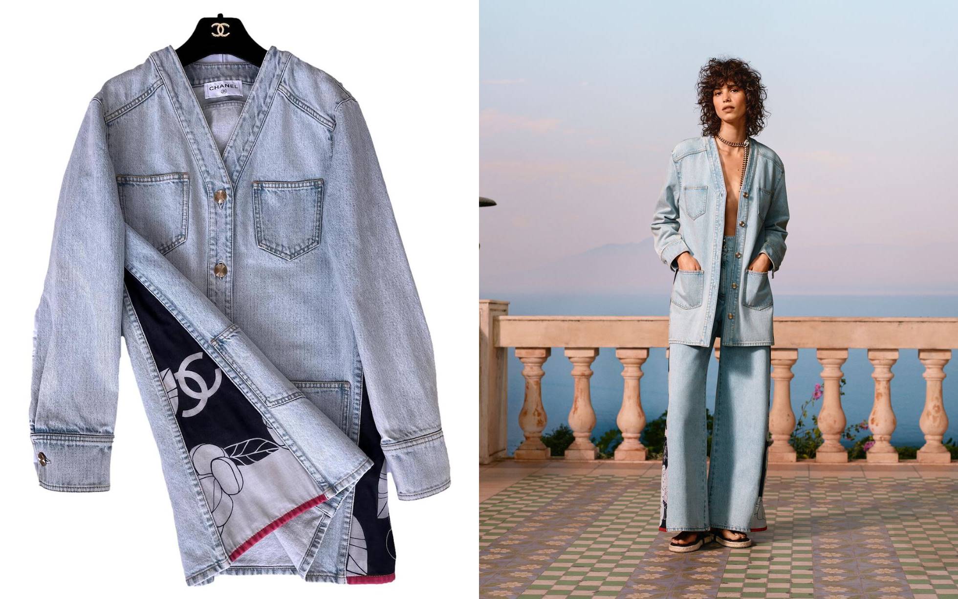 Koleksi Chanel 2021 Cruise New Jacket Blue