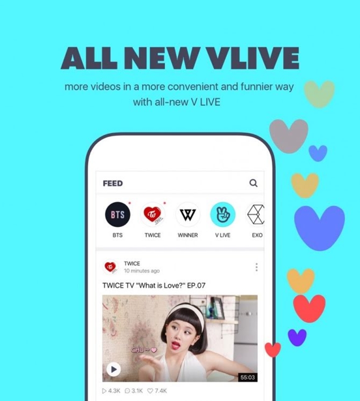 V Live dan Weverse Resmi Merger