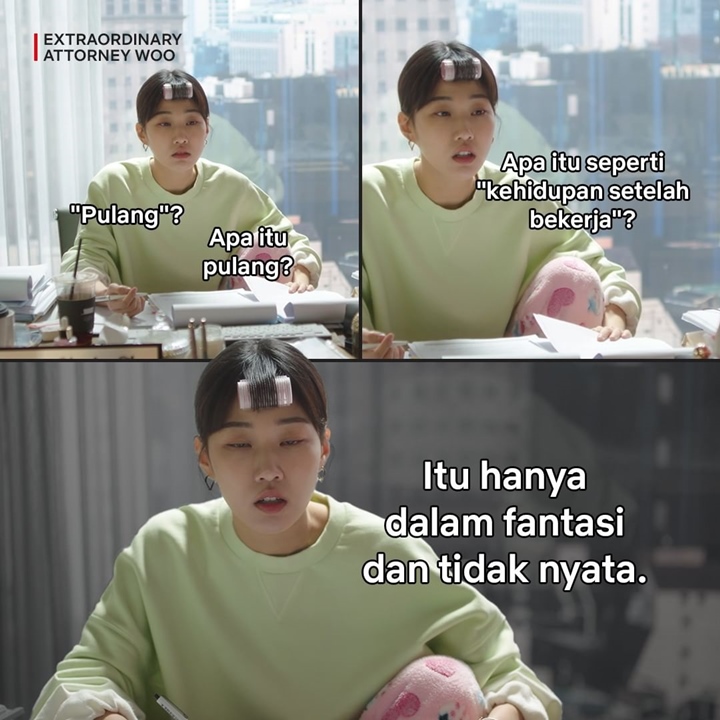 Netflix Unggah Spring Sunshine \'Extraordinary Attorney Woo\' Gila Kerja Malah Jadi Ajang Curhat