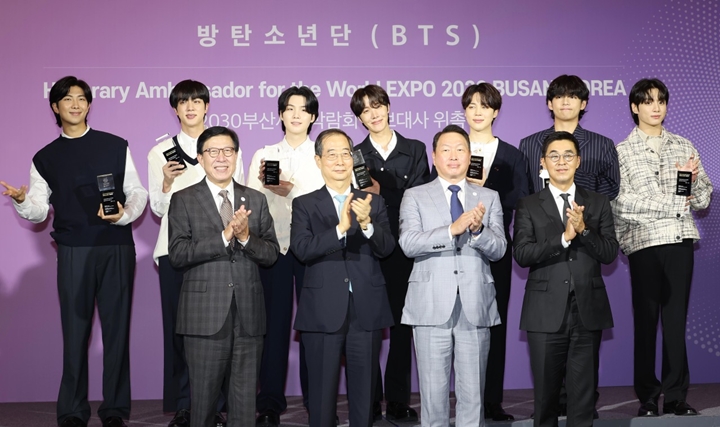 BTS Resmi Ditunjuk Jadi Duta Kehormatan Busan World Expo 2030