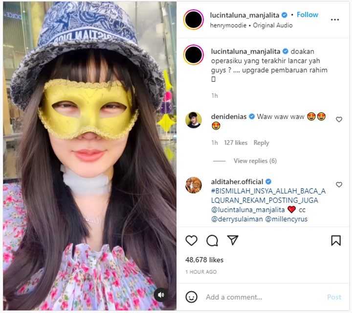 Lucinta Luna Ungkap Bakal Operasi Pembaruan Rahim, Sentil Aktor yang Pernah \'Tidur\' Dengannya