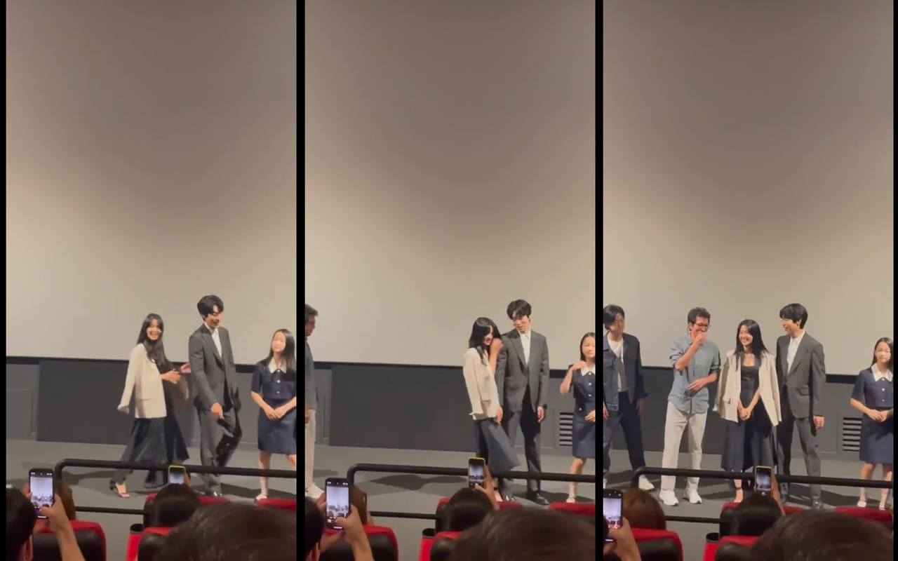Kim Tae Ri menabrak Ryu Jun Yeol di pemutaran VIP \