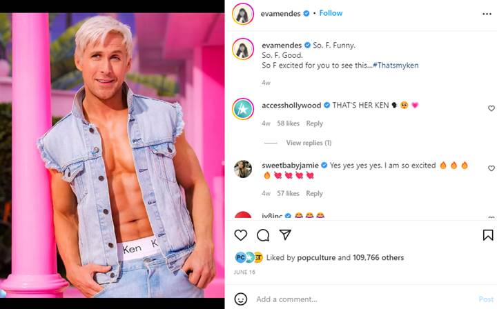 Ryan Gosling Beber Dukungan Eva Mendes Terkait Perannya Sebagai Ken Di Film \'Barbie\'