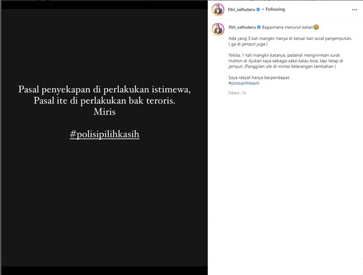 Fitri Salhuteru Ngaku Miris Lihat Nikita Mirzani Diperlakukan Bak Teroris