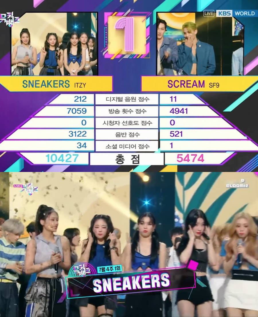 ITZY mendapatkan kemenangan pertama dengan \