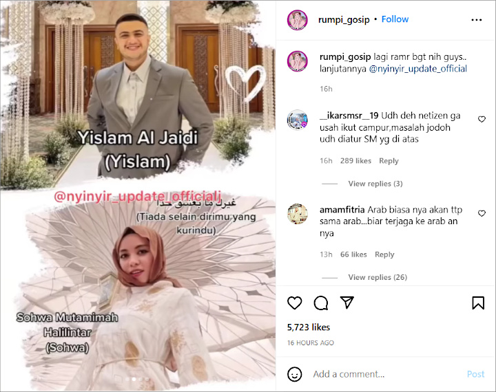 Dipuji Cantik, Sohwa Halilintar Mendadak Dijodohkan Dengan Yislam Kakak Fadil Jaidi: Setuju Parah!