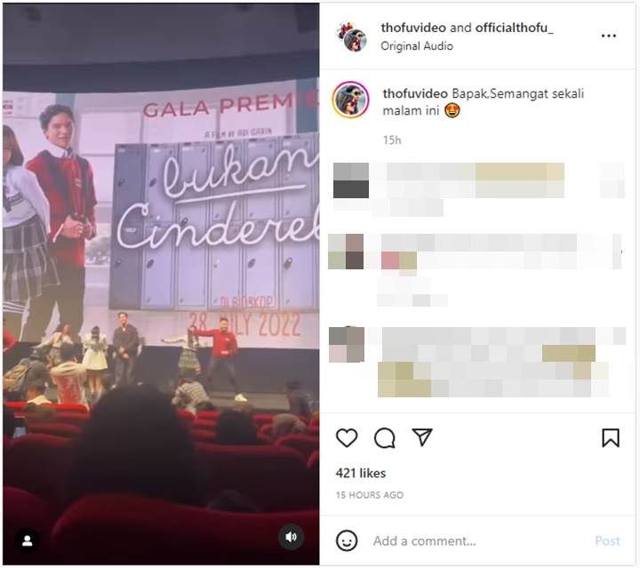 Thariq Sempat Goda untuk Joget Bareng Rafael Adwel di Gala Premiere, Sikap Fuji Jadi Sorotan