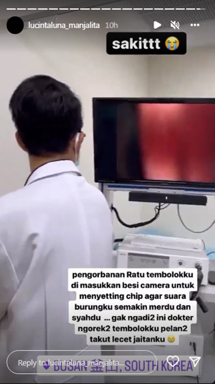 Lucinta Luna Ngeluh Sakit Saat Jalani Operasi: Tembolokku Dimasukkan Besi Camera
