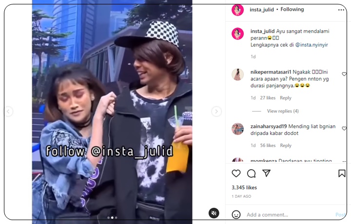 Ngakak Parah, Ayu Ting Ting dan Wendi Cagur Totalitas Parodikan Kurma-Bonge \'CFW\'