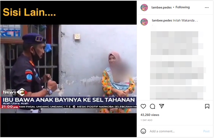 Viral Ibu-ibu Terjerat UU ITE Bawa Bayi ke Penjara, Nikita Mirzani Kena Sentil