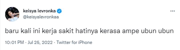  Ivan Gunawan Sarankan Nyanyi Lipsync, Keisya Levronka Ungkap Sakit Hatinya