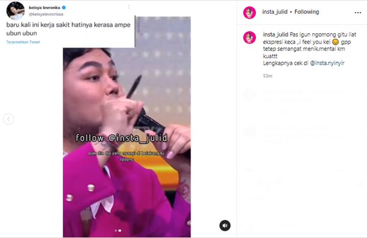 Ivan Gunawan Sarankan Nyanyi Lipsync, Keisya Levronka Ungkap Sakit Hatinya