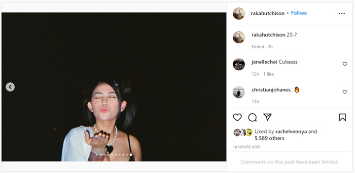 Raka Hutchison Makin Berani Umbar Kemesraan, Umumkan Resmi Pacari Rachel Vennya?
