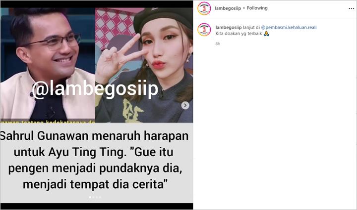 Blak-blakan Akui Pernah Ge-Er, Sahrul Gunawan Jawab Kapan Bakal ‘Nembak’ Ayu Ting Ting