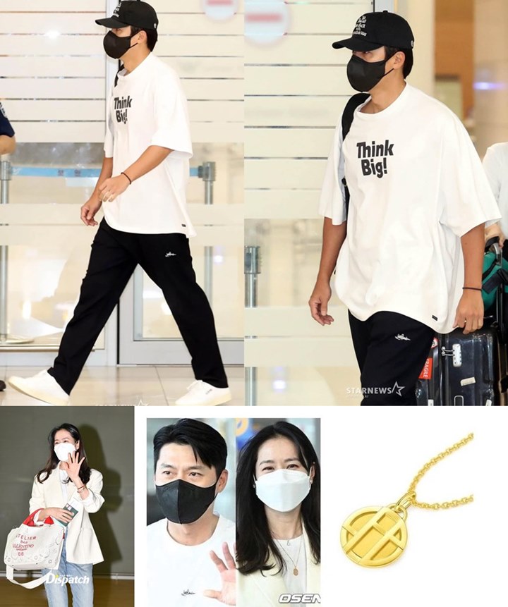 Hyun Bin Manis Banget Pakai Barang Couple dengan Son Ye Jin