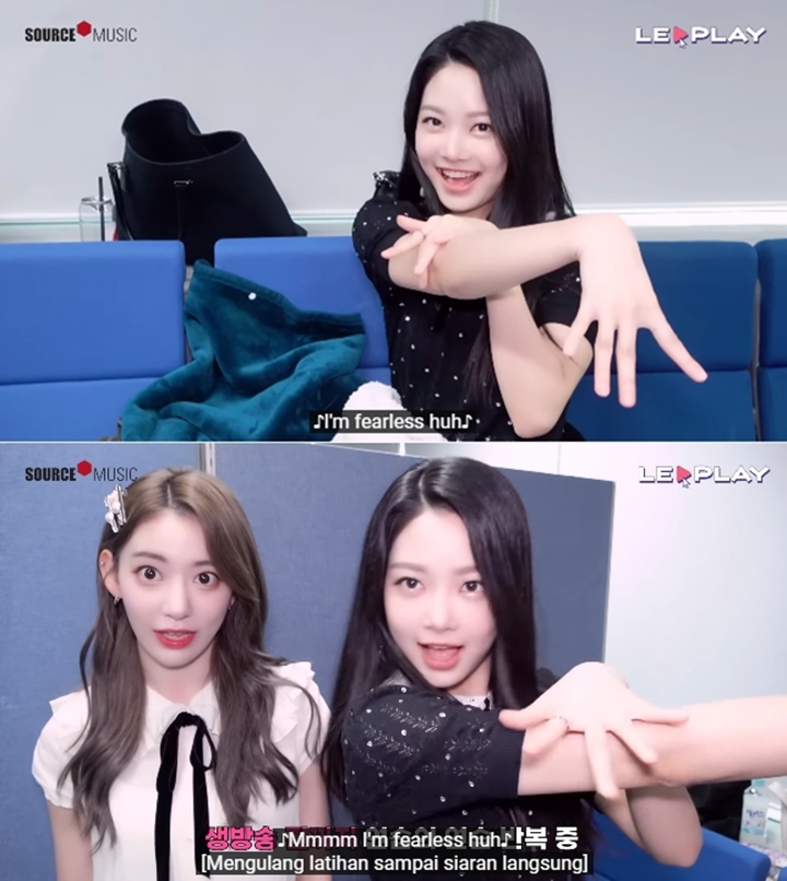 Hong Eunchae LE SSERAFIM Latihan Keras Gantikan Posisi Kim Garam Yang Didepak