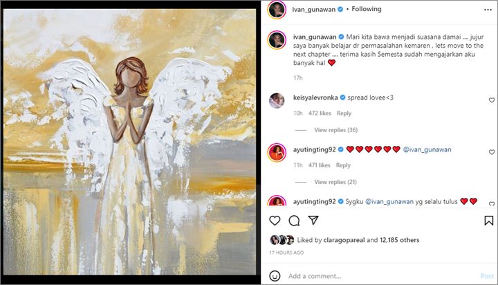 Adem! Ivan Gunawan Ajak Move On dari Masalah Kemarin, Keisya Levronka ‘Nimbrung’