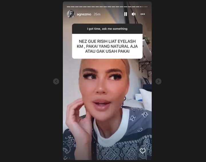 Paras Cantik Kena Julid Disebut Bikin Risih Gara-gara Bulu Mata, Balasan Agnez Mo ‘Menusuk’?