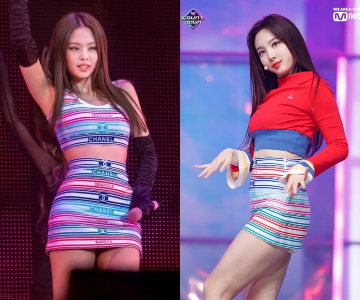 Jennie BLACKPINK dan Nayeon TWICE