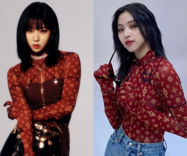 Ryujin ITZY dan Winter aespa