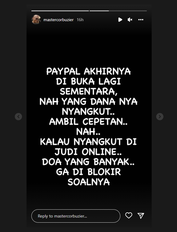 Deddy Corbuzier Sindir Tajam Kominfo Usai PayPal Dibuka Sementara, Singgung Soal Ini
