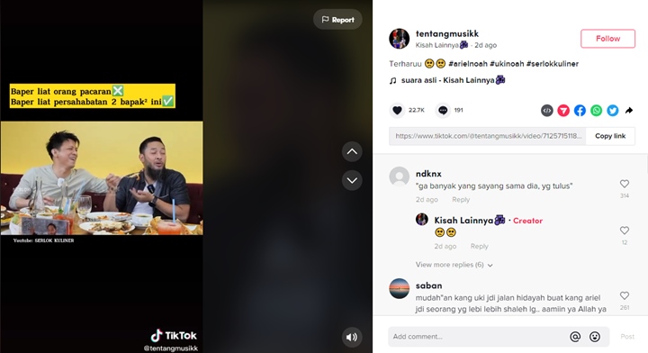 Viral Momen Ariel Cium Eks Gitaris NOAH, Ucapan Uki Kautsar Bikin Terenyuh