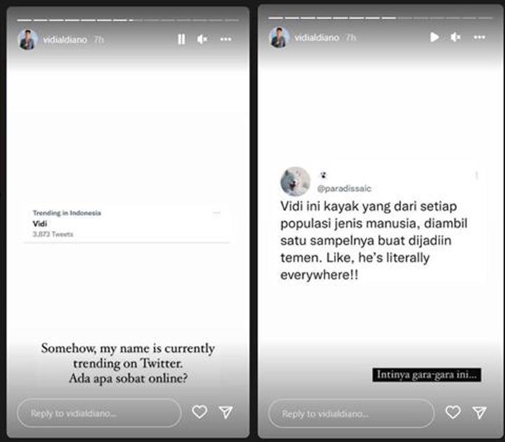 Sempat Bertanya-tanya, Begini Reaksi Vidi Aldiano Usai Tahu Namanya Trending di Twitter