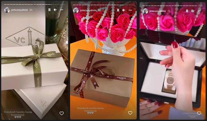 Bukan Cuma Buket Bunga, Syahrini Akhirnya Tunjukkan Kado Mewah dari Reino Barack