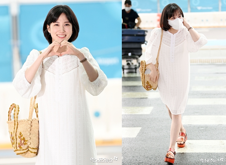 Melokal Banget, Kombinasi OOTD Park Eun Bin Berangkat Liburan Bali Curi Perhatian