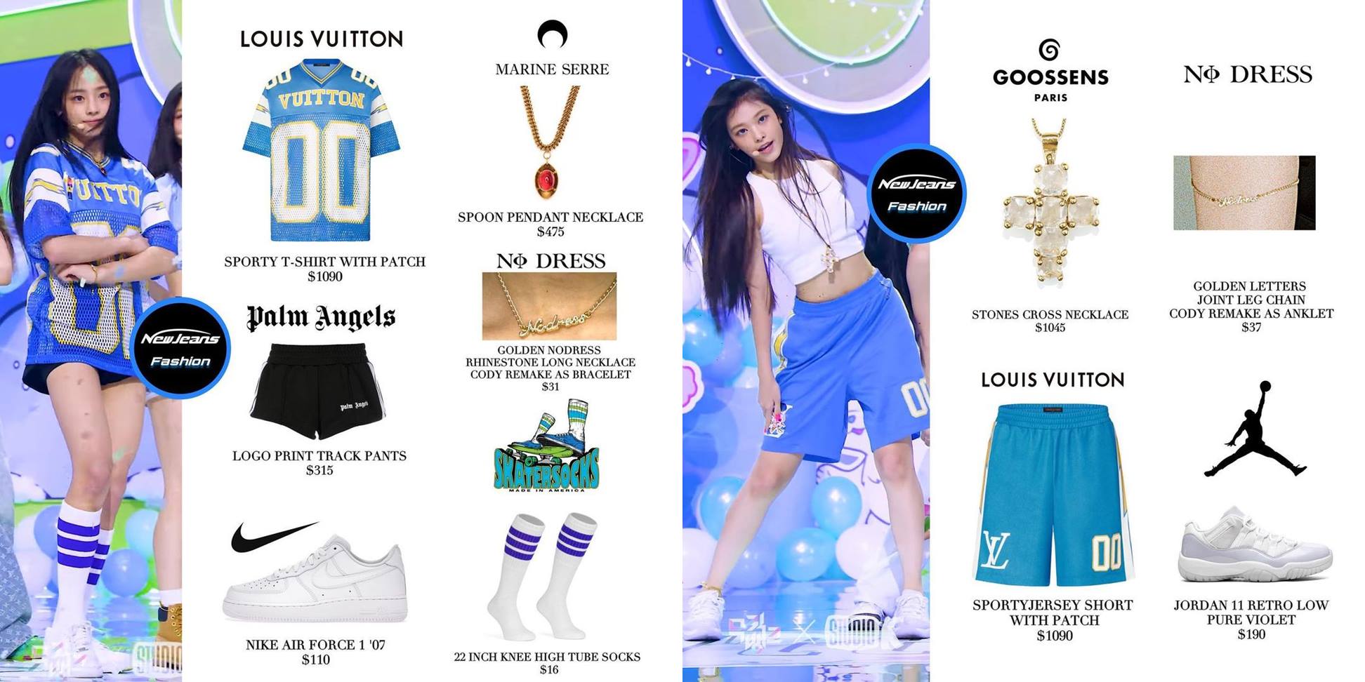 Penampilan Minji dan Haerin NewJeans
