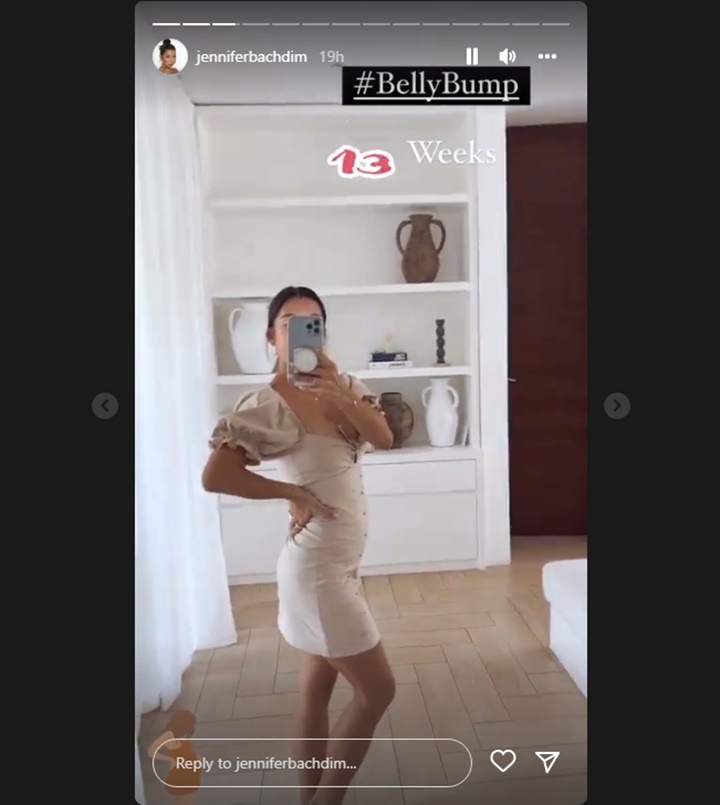 Jennifer Bachdim Hamil Calon Anak Ke-4, Aksi Pamer Baby Bump Bikin Gemas