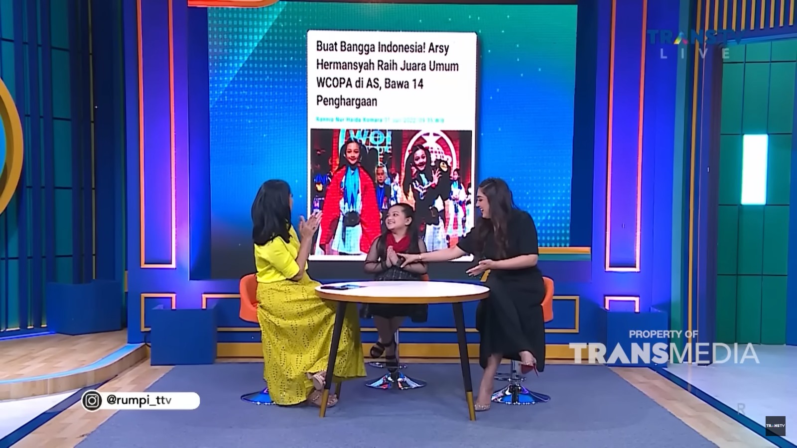 Arsy Beber Alasan Enggan Nyanyikan Lagu Anang Hermansyah di WCOPA