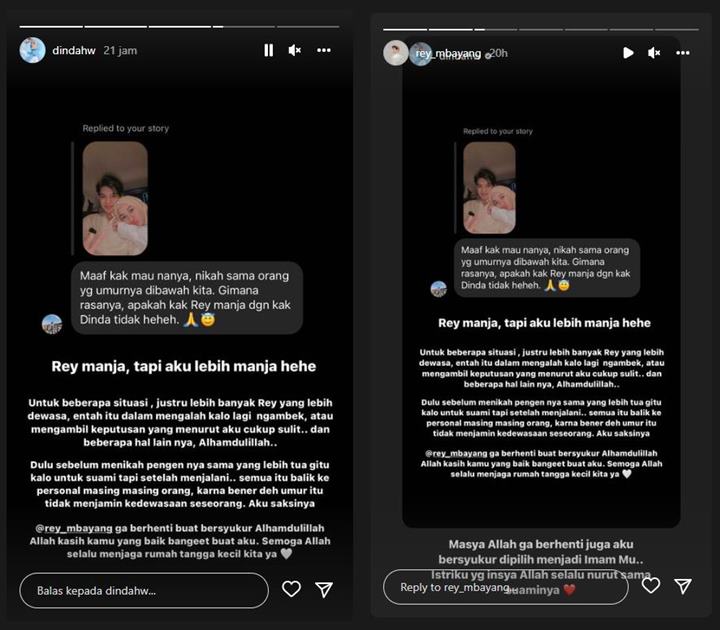 Ditanya Soal Perbedaan Usia dengan Rey Mbayang dalam Pernikahan, Dinda Hauw Bongkar Fakta Menarik
