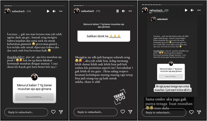 Perceraian dengan Zack Lee Dituding Gimik, Nafa Urbach: Gak Tahu Mau Ketawa Atau Elus Dada