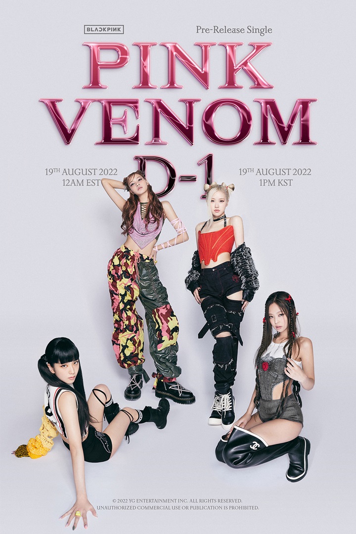 BLACKPINK Tampil dengan Outfit Berbeda di Teaser Poster \'Pink Venom\', Tuai Tanggapan Begini