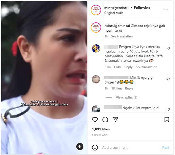 Reaksi Raffi dan Nagita Slavina Bikin Salfok Saat Tahu Hadiah Lomba 17 Agustusan di RANS Cuma \'Sedi