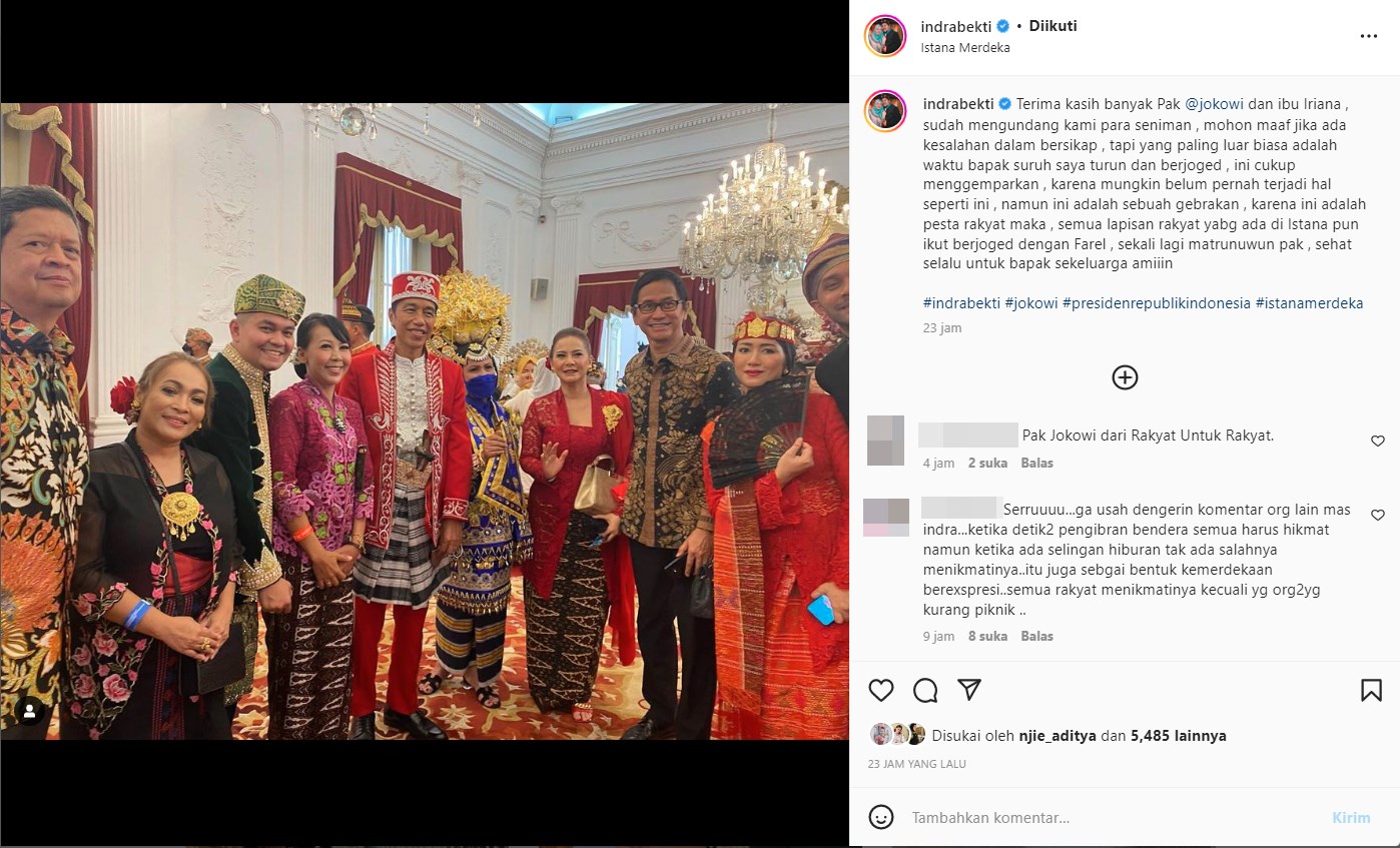 Indra Bekti Ungkap Sikap Jokowi Saat Farel Prayoga Nyanyi \'Ojo Dibandingke\': Sebuah Gebrakan