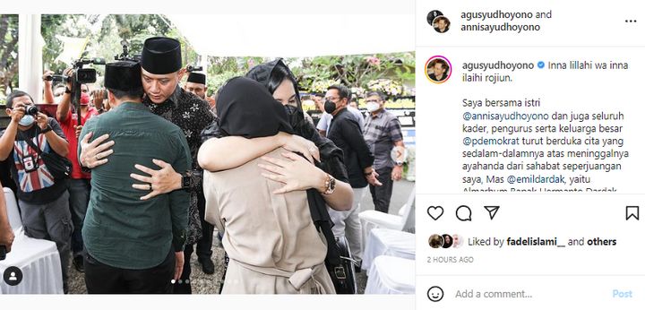 Annisa Pohan Peluk Kuatkan Arumi Bachsin Usai Hermanto Dardak Meninggal